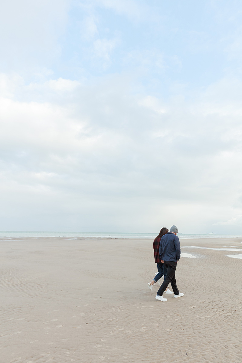 Shooting sur la plage